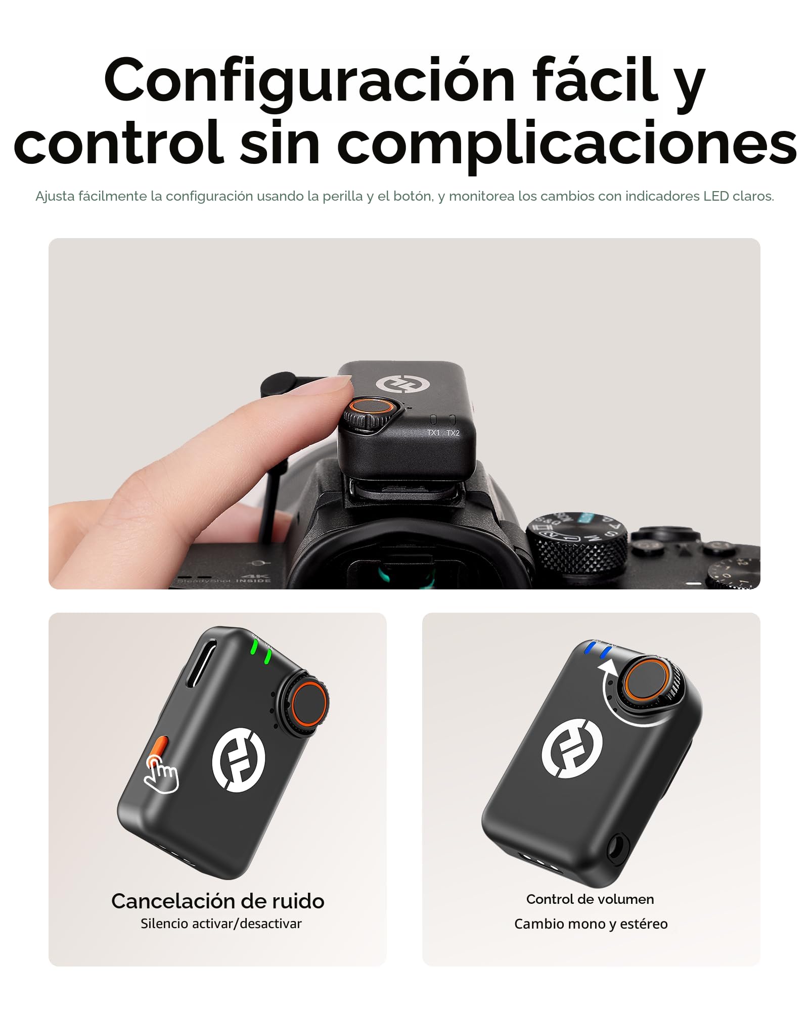 Amazon.com: Hollyland Lark M2S Mini Combo (cámara RX+Type-C RX